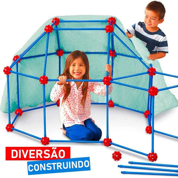 Kit de construção Tenda kids + Lona de brinde (PROMOÇÃO EXCLUSIVA) Brinquedos OTZ+ 